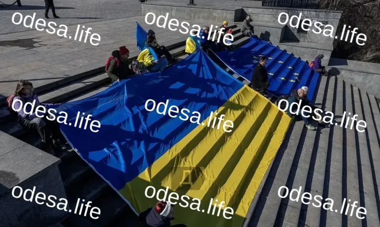 У Одесі демонструють підтримку України та ЄС