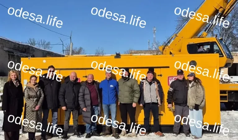В Одесу привезли мега-генератор для підтримки енергетичної інфраструктури