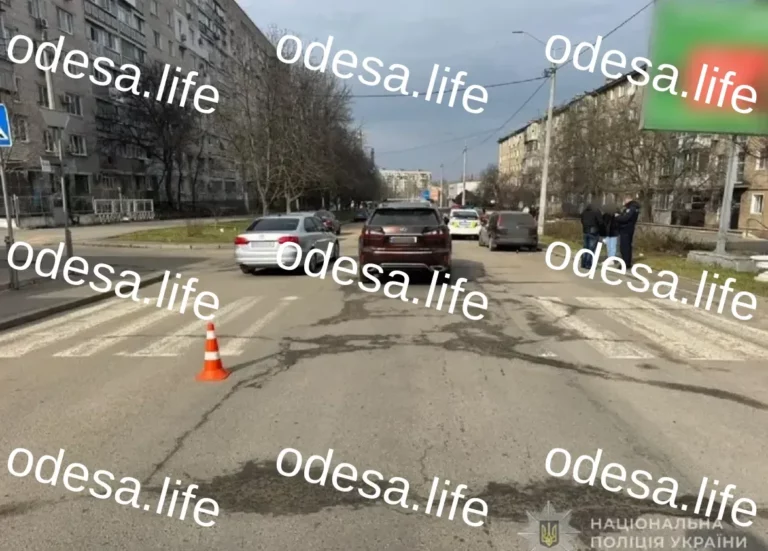 Наїзд Lexus на пішохода у Чорноморську