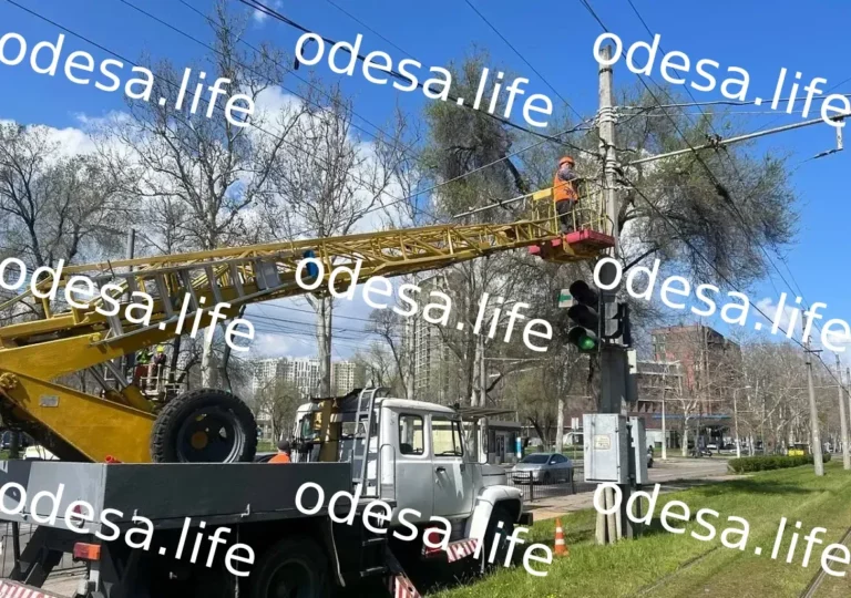 На 4-й станції Великого Фонтану оновили світлофор