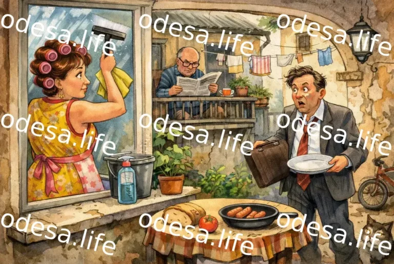 Одеський гумор: про вікна та домашні справи