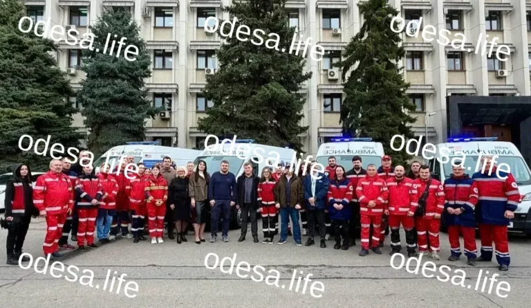 Одеська область отримала нові реанімобілі від міжнародних партнерів