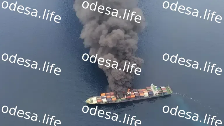 Атака російського дрона на судно в Чорному морі